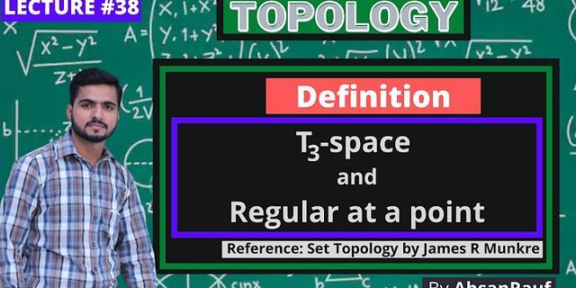 Regular space in topology PDF