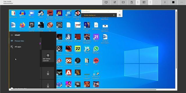 Remote desktop screen too small Windows 10