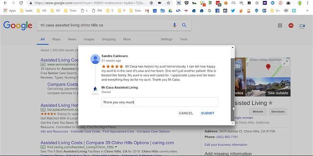 Replying to Google reviews