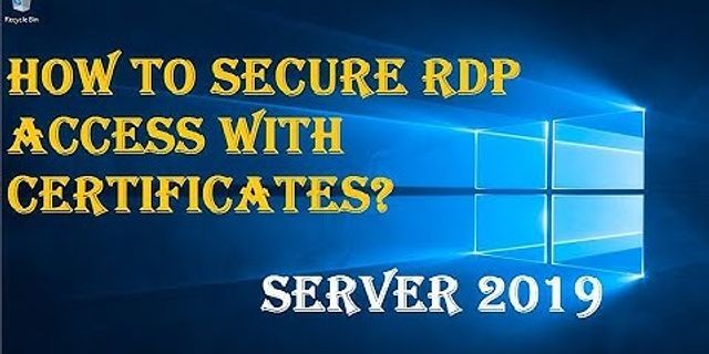Request certificate for Remote Desktop Gateway