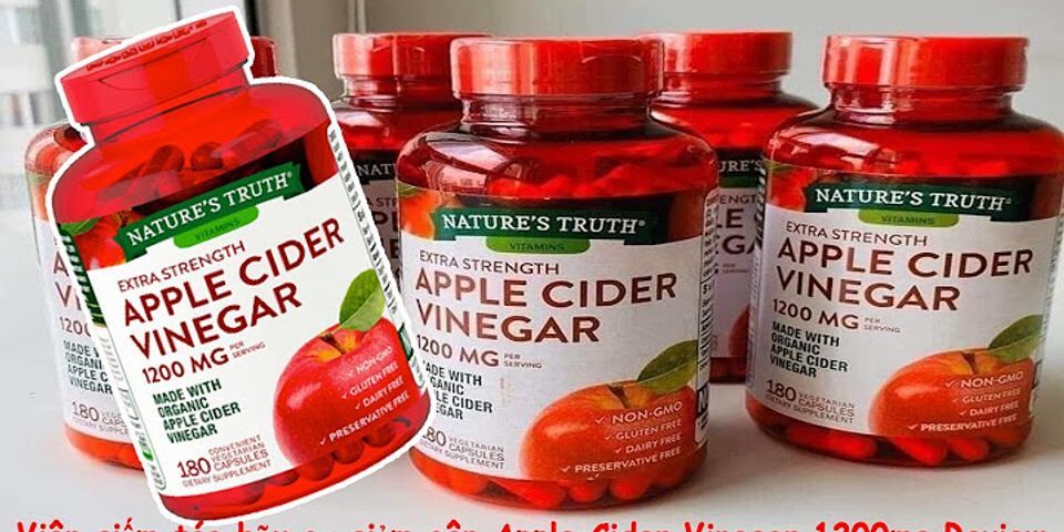 Review giấm táo Apple Cider Vinegar