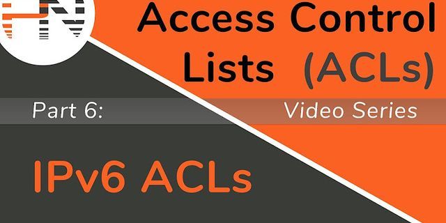 Router access Control List