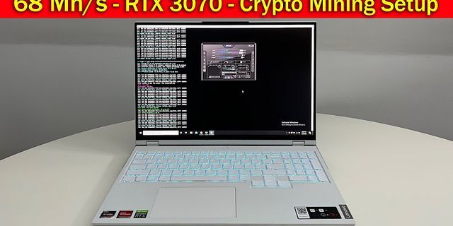 RTX 3070 laptop hashrate