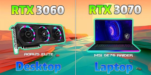 RTX 3070 Mobile vs GTX 1080 desktop