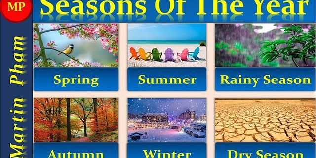 Seasons đọc Tiếng Anh là gì
