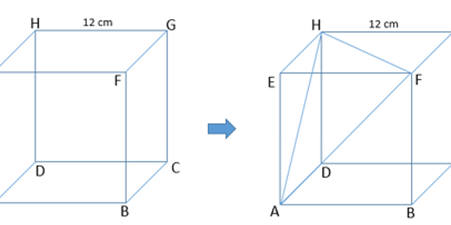 Perhatikan gambar kubus berikut tentukan jarak antara bidang afh dan bidang bdg