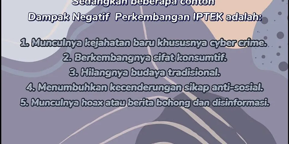 Sebutkan 4 faktor yang mempengaruhi perkembangan IPTEK di Indonesia