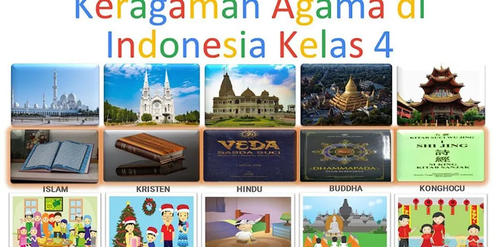 Sebutkan 5 cara kalian dalam menerima keberagaman agama di indonesia