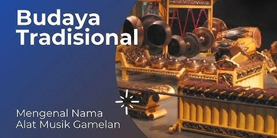 Sebutkan alat musik yang terdapat dalam instrumen gamelan Jawa