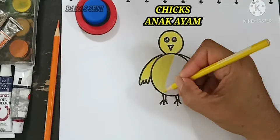 Sebutkan bagian-bagian tubuh anak ayam untuk menggambar pola