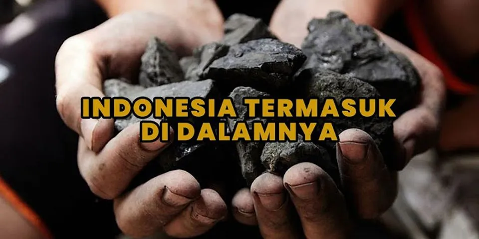 Sebutkan daerah di Indonesia yang merupakan penghasil batubara