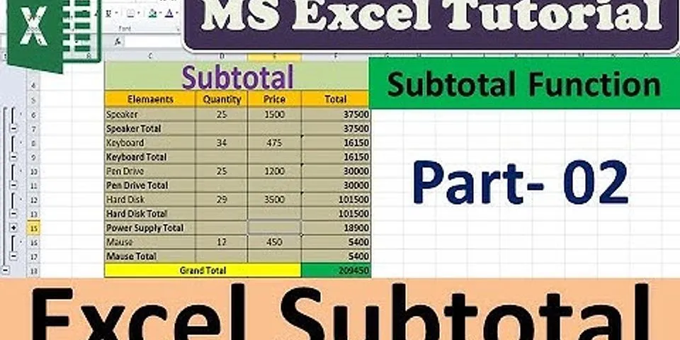 Subtotal excel. Subtotal excel на русском.