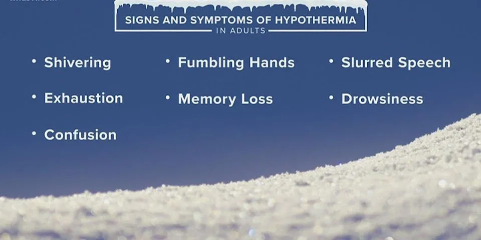 Sebutkan Tanda dan gejalanya dari setiap jenis hipotermia