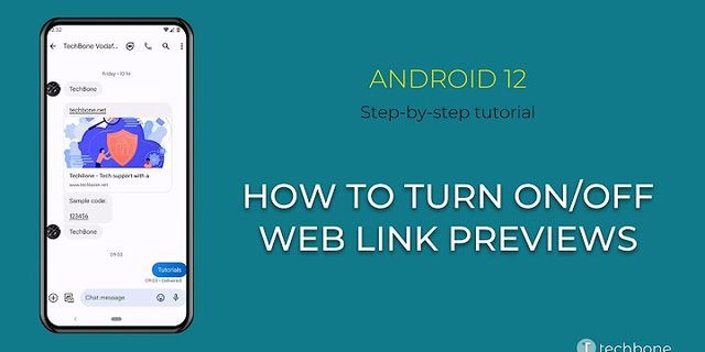 Send link without preview Android