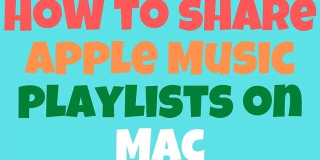 Share smart playlist Apple Music