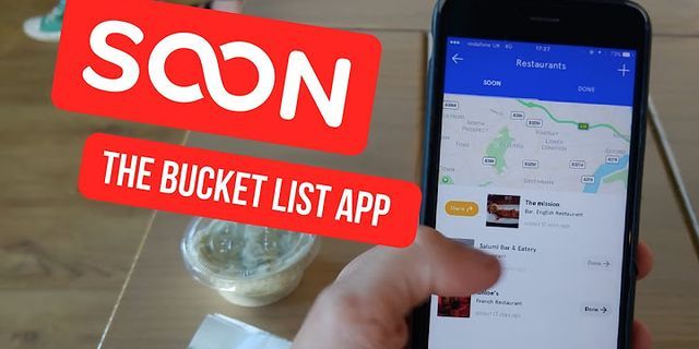 Shared bucket list app