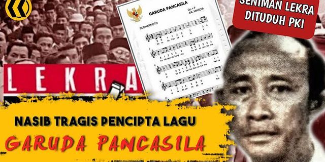 Siapa pencipta lagu Garuda Pancasila dan berapa ketukannya?