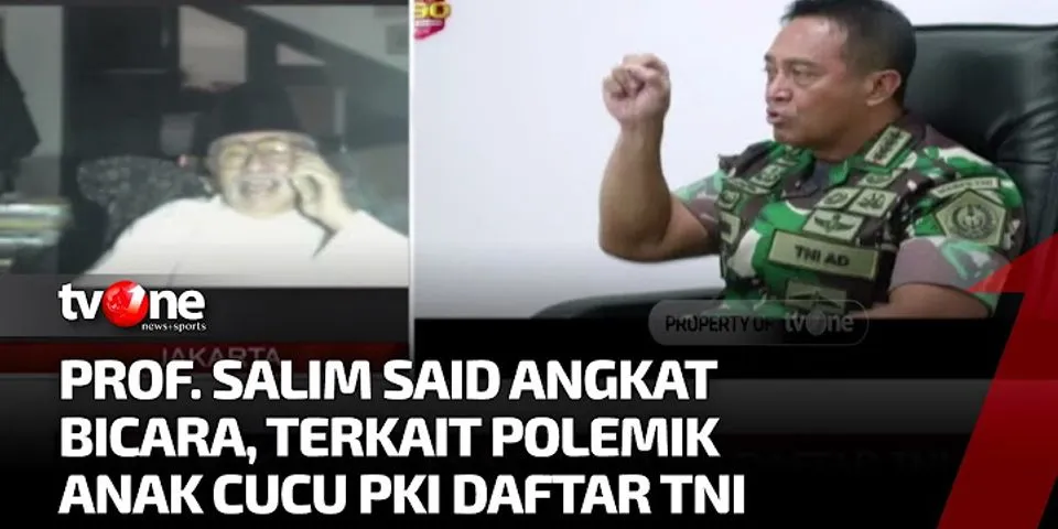 Siapa yang menyebut pki adalah korban di ilc