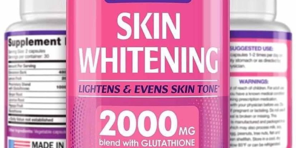 Top 9 skin whitening glutathione 2000mg của mỹ 2022