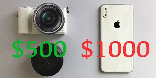 So sánh camera các smartphone