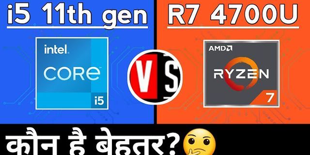 So sánh Core i5 và Ryzen 7