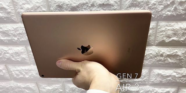 So sánh iPad Gen 8 và Air 3