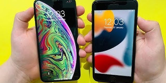 So sánh iphone xs max vs iphone 8 plus