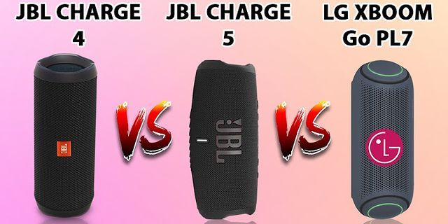 So sánh JBL Charge 4 và LG XBOOM