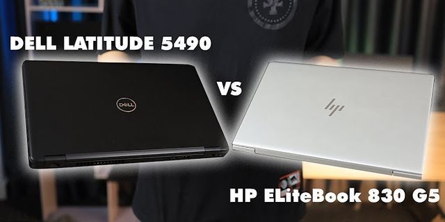 So sánh laptop dell với hp