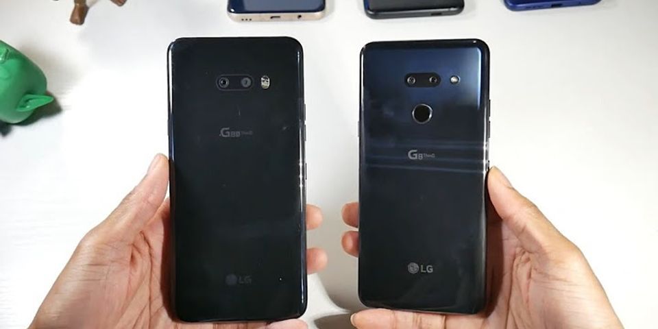 So sánh LG G8 và LG G8X
