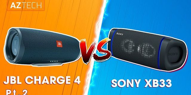 So sánh loa JBL Charge 4 và Sony XB32