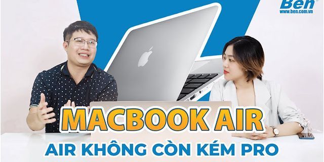 So sánh macbook air và pro m1