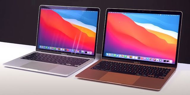 So sánh Macbook Pro 2022 và Macbook Air M1