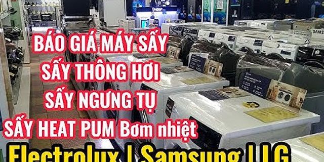So sánh máy sấy LG và Samsung