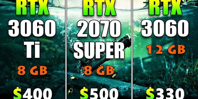 So sánh RTX 2070 SUPER và RTX 3060