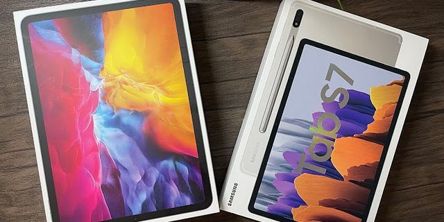 So sánh Tab S7 và iPad Pro