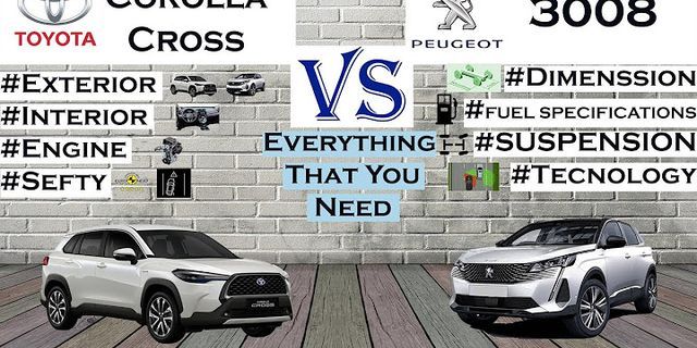 So sánh xe Peugeot 3008 và Toyota Cross