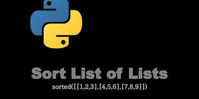 Sort list of lists by length Python