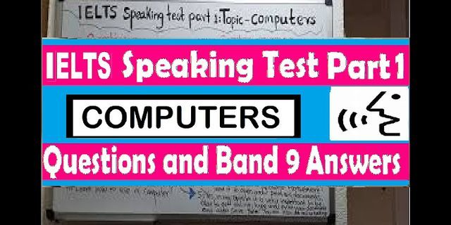 Speaking topic computer