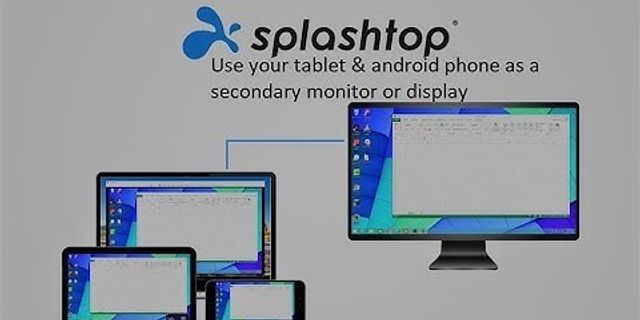 Splashtop black screen Android