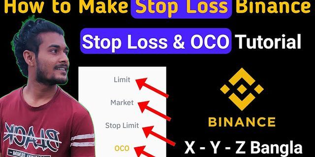 Stop loss Binance