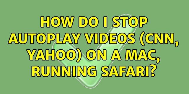 Stop Yahoo autoplay videos Firefox