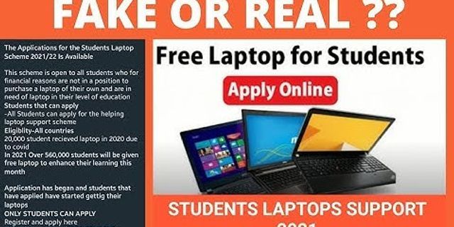 Student laptop support 2022