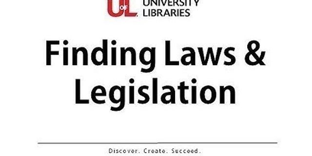 Sự khác nhau giữa law và legislation