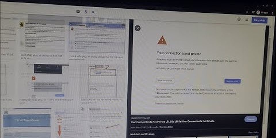 Tại sao máy tính không vào được các trang web