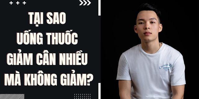 Tại sao uống thuốc giảm cân phải uống nhiều nước