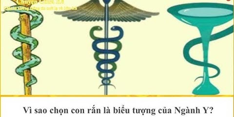 Tại sao y tế có biểu tượng con rắn