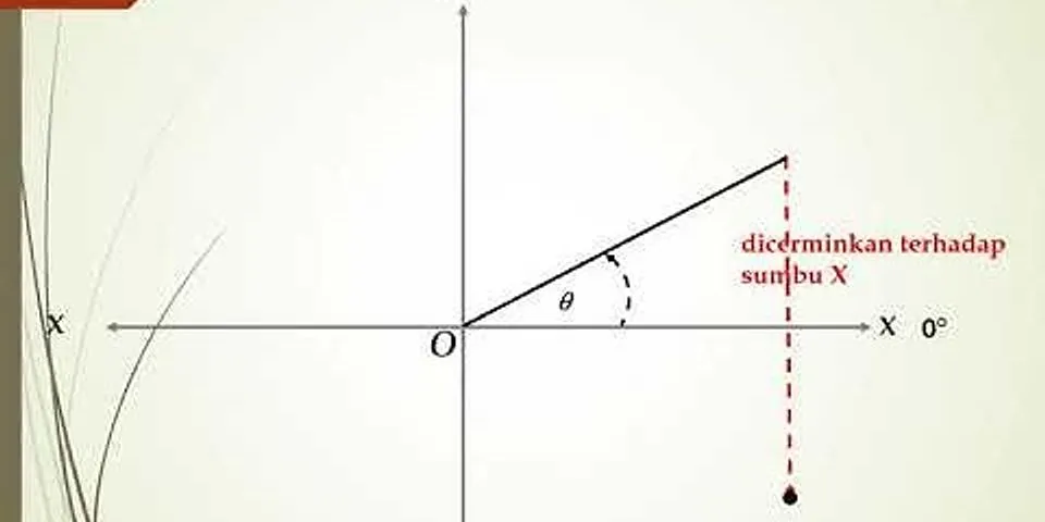 Tentukan koordinat titik bayangan A(13 dicerminkan terhadap sumbu X)
