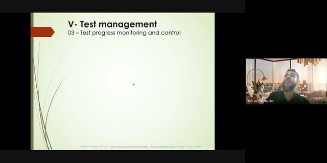 Test monitoring and Control là gì