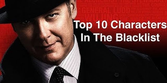 the blacklist characters, ranked